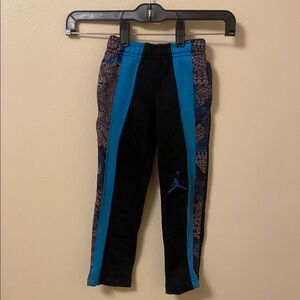 Jordan Kids' Black and Blue Track Pants